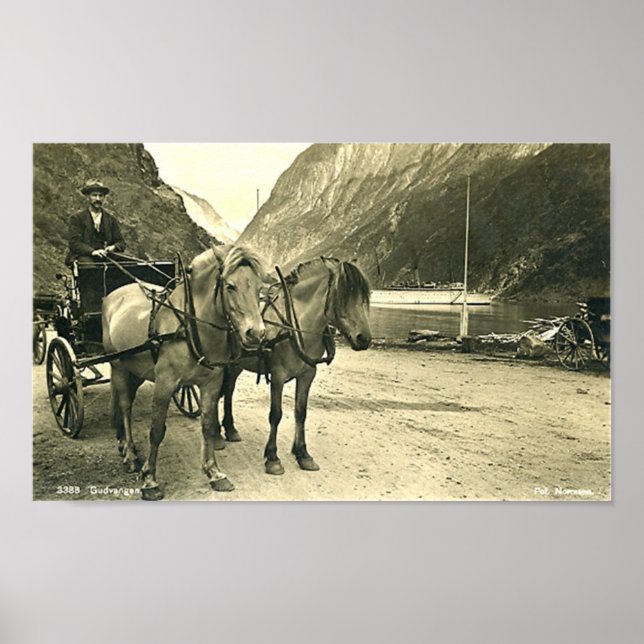 Impressão - Gudvangen, Noruega (Frente)