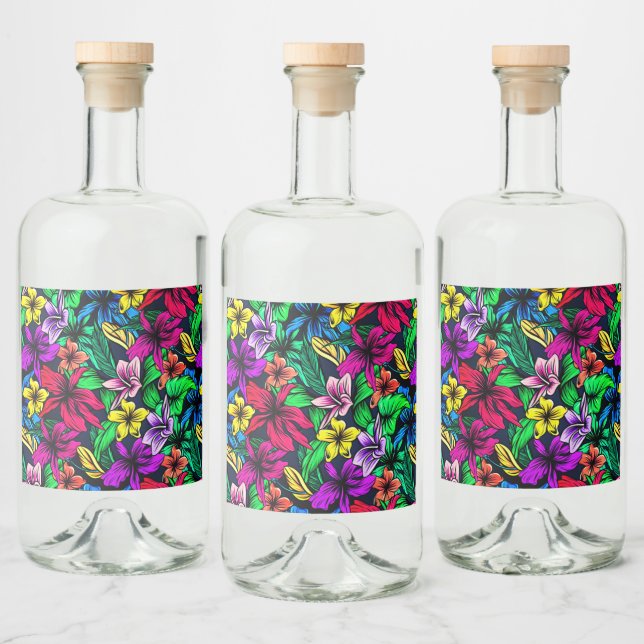 Impressão havaiano (Garrafas)