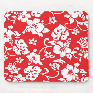 Impressão havaiano vermelho retro Mousepad do