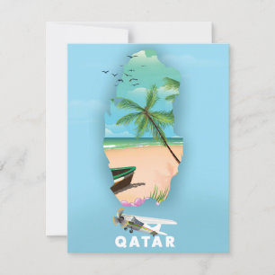 Impressão ilustrado do Qatar