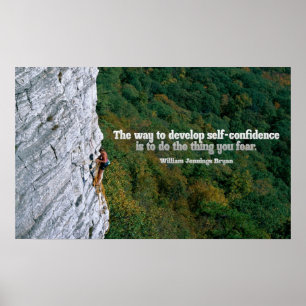 Impressão inspirado do poster da autoconfiança