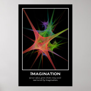 Impressão inspirador da imaginação