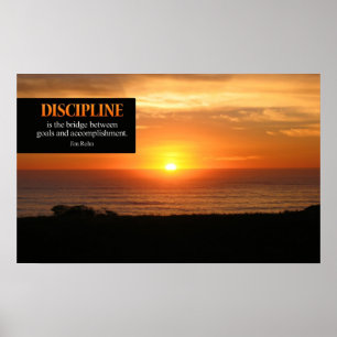 Impressão inspirador do poster da disciplina