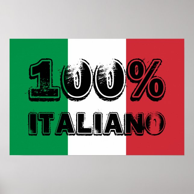 impressão Italiano 100% (Frente)