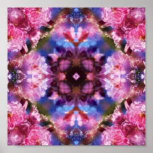 Impressão japonês de Kaleido da cereja