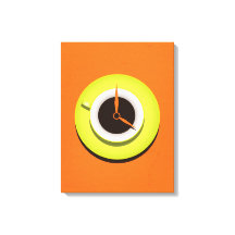 Impressão Laranja Vibrante de Na moda de Tempo do 