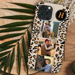 Impressão Leopardo 3 Fotos Quadradas Monograma Nat<br><div class="desc">Capa de telefone de impressão Leopardo monograma personalizada com 3 de suas fotos. O modelo de foto é configurado para exibir suas fotos no formato instagram quadrado e você também pode adicionar suas iniciais. Se tiver algum problema com o posicionamento das fotos, tente recortar para um quadrado antes de carregar....</div>