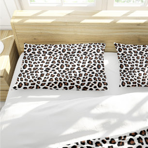 Impressão Leopardo Branco