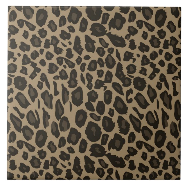 Impressão Leopardo Castanho (Frente)
