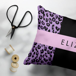 Impressão Leopardo, Impressão Zebra, Roxo, Seu Nom