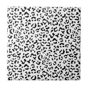 Impressão Leopardo, Manchas Leopardo, Preto E Bran