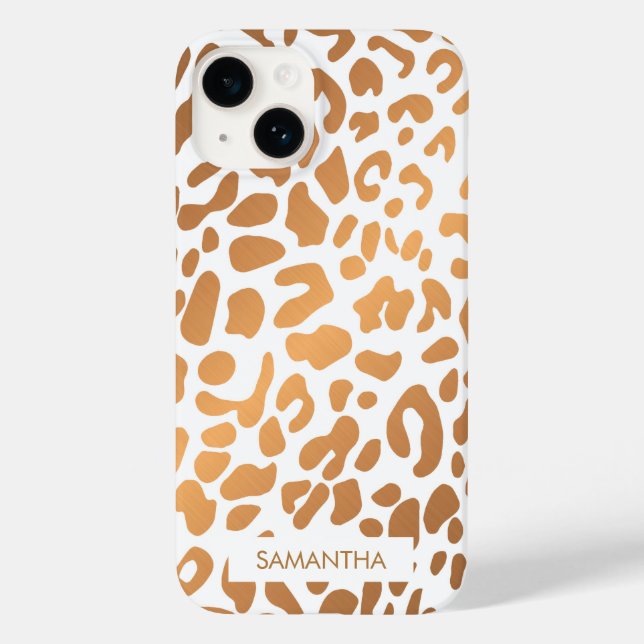 Impressão Leopardo ouro (Verso)