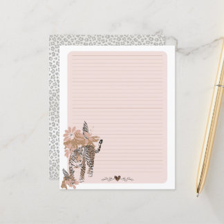 Impressão Leopardo, Papel de carta Selvagem, Impre