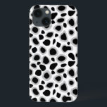 Impressão Leopardo - Preto e Branco<br><div class="desc">Impressão clássica sobre o leopardo - manchas-leopardo em preto tradicional com cinzas de prata em fundo branco</div>