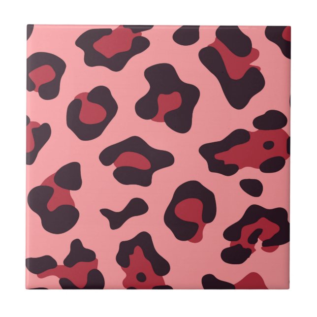 Impressão Leopardo Rosa (Frente)