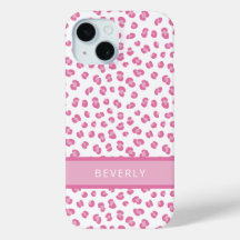 Impressão Leopardo Rosa-Chic Personalizada