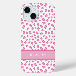 Impressão Leopardo Rosa-Chic Personalizada