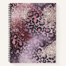 Impressão Leopardo Rosa e Roxo