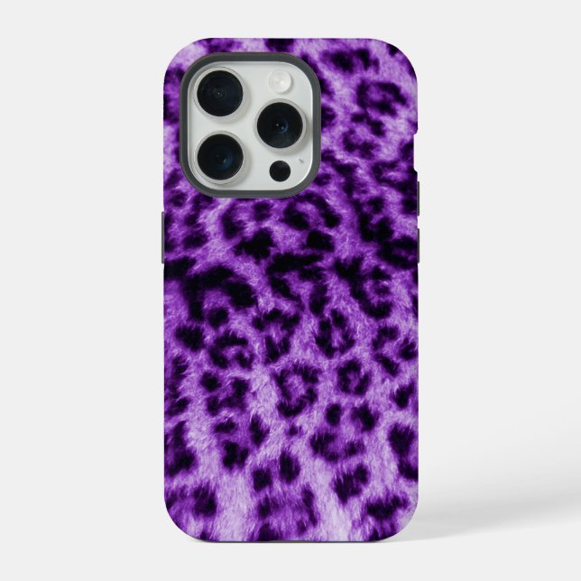Impressão Leopardo Roxo (Verso)