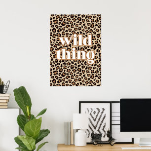 Impressão Leopardo Selvagem