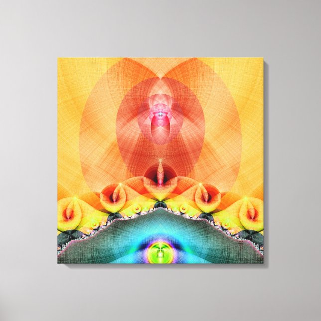 Impressão luminosa de Canvas (Frente)