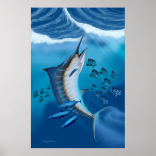 Impressão Marlin Fish