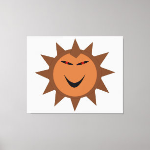 Impressão mau das canvas do Dia das Bruxas do