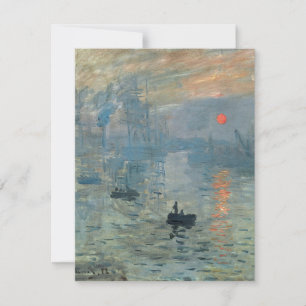Impressão Monet Sunrise Pintura Levante Solo