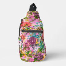 Impressão monográfica roxa púrpura, cor-de-rosa, d