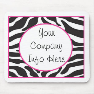 Impressão Mousepad da zebra