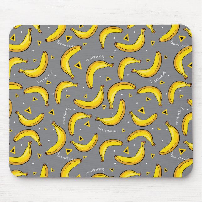 Impressão Mousepad do pop art das bananas (Frente)