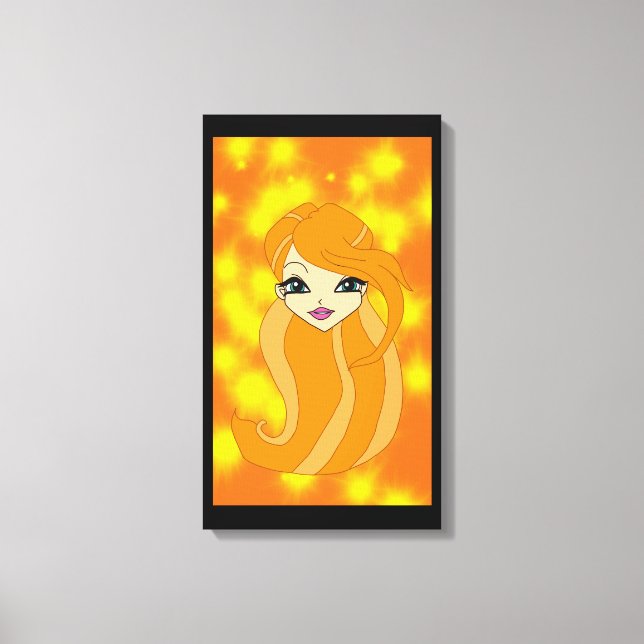 Impressão mundial de lona de fada (Frente)