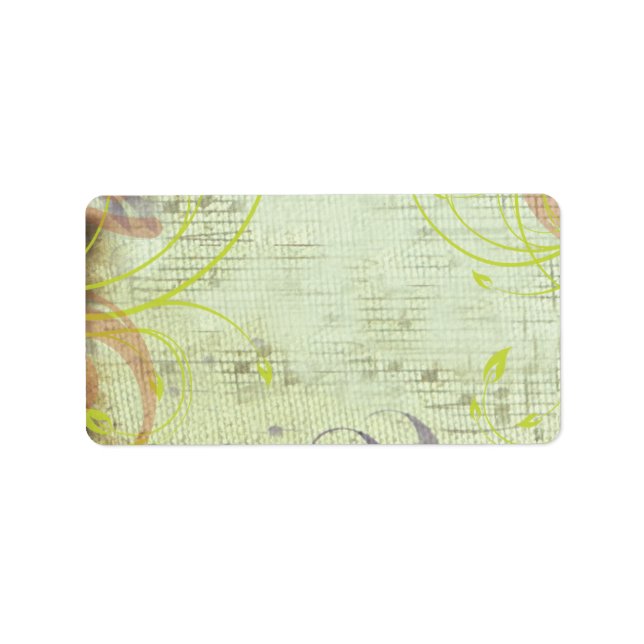 Impressão MUSICAL RED POPPY O seu próprio adesivo  (Frente)