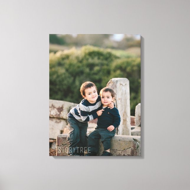 Impressão na CANVAS - 18 x 24 x 0,75 - Carregue o  (Frente)