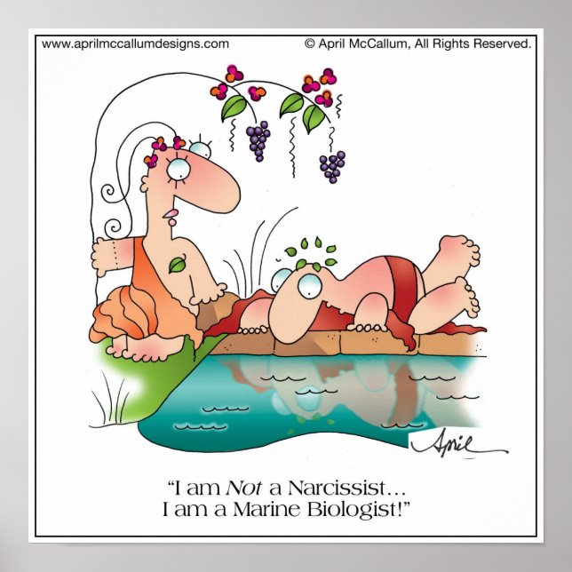 Impressão NARCISSIST por April McCallum (Frente)