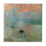 Impressão, nascer do sol por Claude Monet<br><div class="desc">Esta famosa pintura mostra o sol na névoa e alguns mastros de barcos grudados no primeiro plano. Paisagem não é nada além de uma impressão, e instantânea. Claude Monet Claude Monet foi fundador da pintura impressionista francesa. O termo Impressionismo deriva do título de sua pintura "Impressão, Ressonância" (Impressão, levante de...</div>