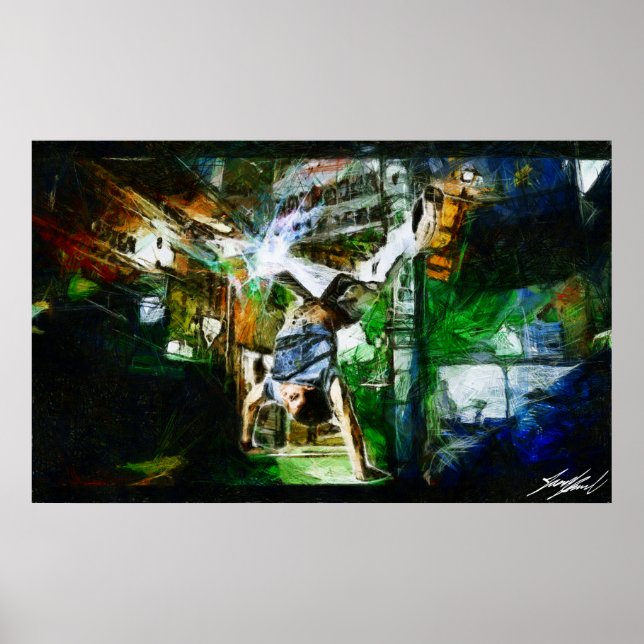 * Impressão NATURAL B-BOY* (Série Um) (Frente)