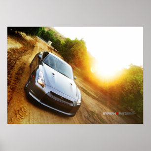 "Impressão Nissan GT-R do poster do mandarino" no