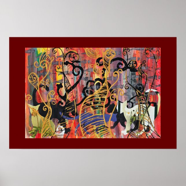 Impressão Orquídea (Frente)