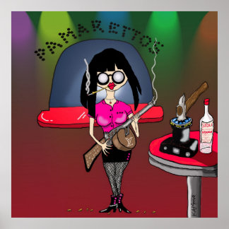 Impressão "Pam-Pam La Rue" - Por Kev Moore