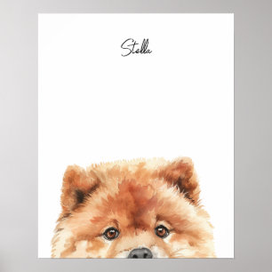 Impressão Personalizada Chow Chow