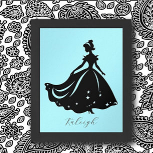 Impressão personalizada da Princesa Magia Sillouet