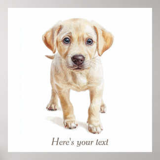 Impressão Personalizada de Berçário de Cachorro La
