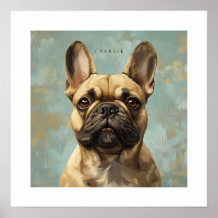 Impressão Personalizada de Bulldog Francês