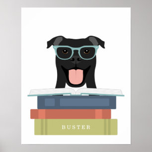 Impressão Personalizada de Cachorro Pitbull