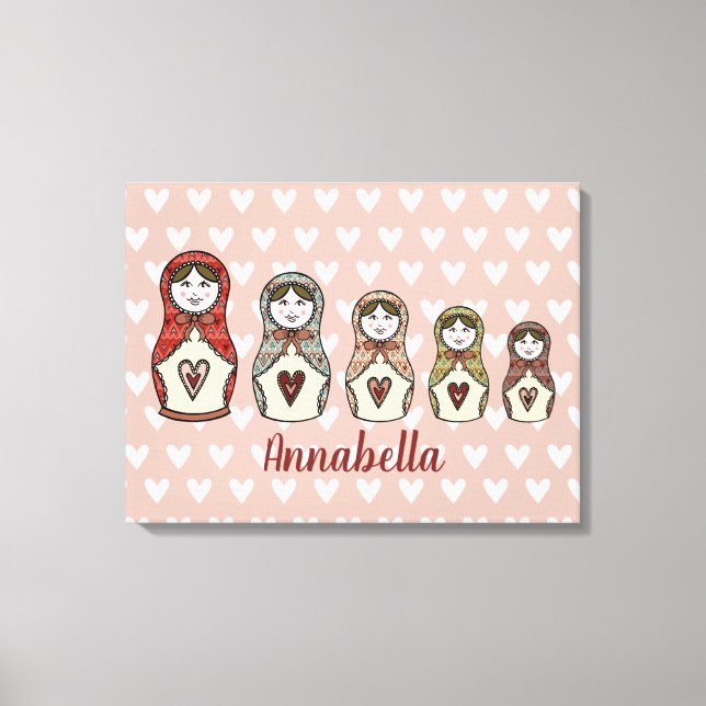 Impressão personalizada de Doll Matryoshka (Frente)