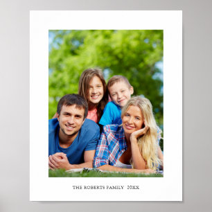 Impressão Personalizada de Foto e Nome da Família