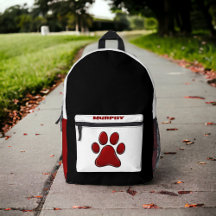 Impressão Personalizada de Pet Dog Paw