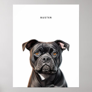Impressão Personalizada de Staffordshire Bull Terr