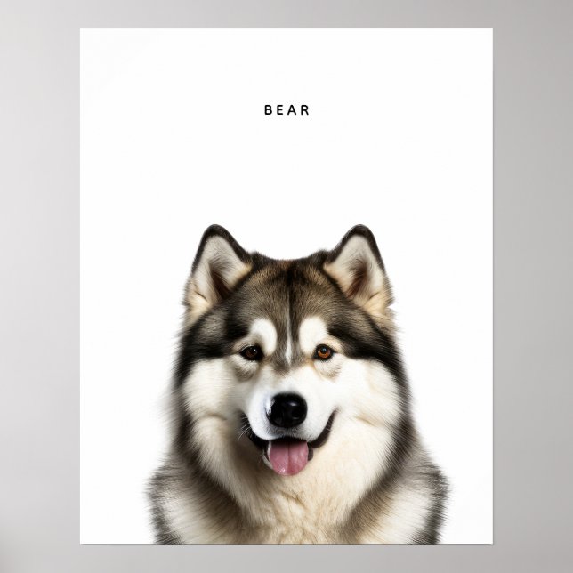 Impressão Personalizada Husky (Frente)
